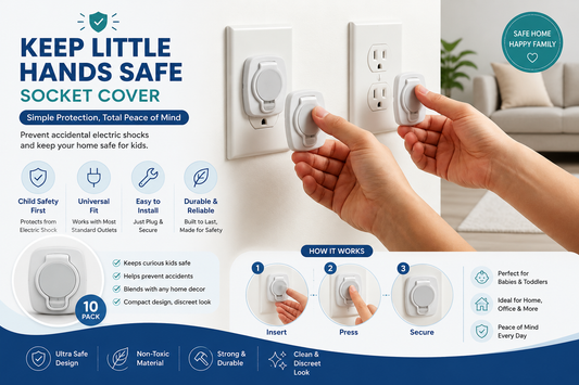 How to Install and Use Child Resistant Socket Covers for Safe Electrical Outlet Childproofing
