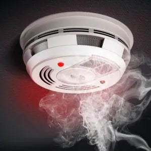 Smart Smoke Detector Alarm Wireless Fire & Smoke Sensor for Home, Office & Kitchen