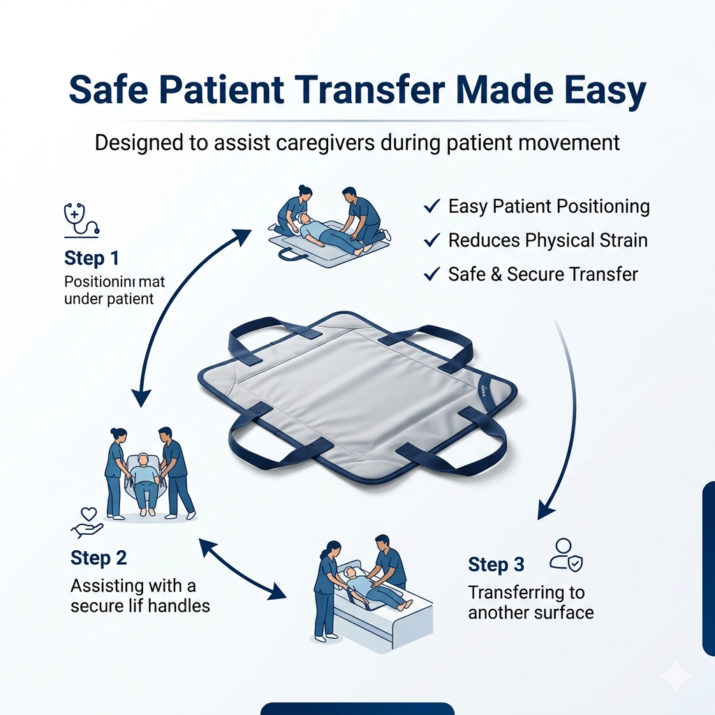 Patient Lift Slide Mat.
