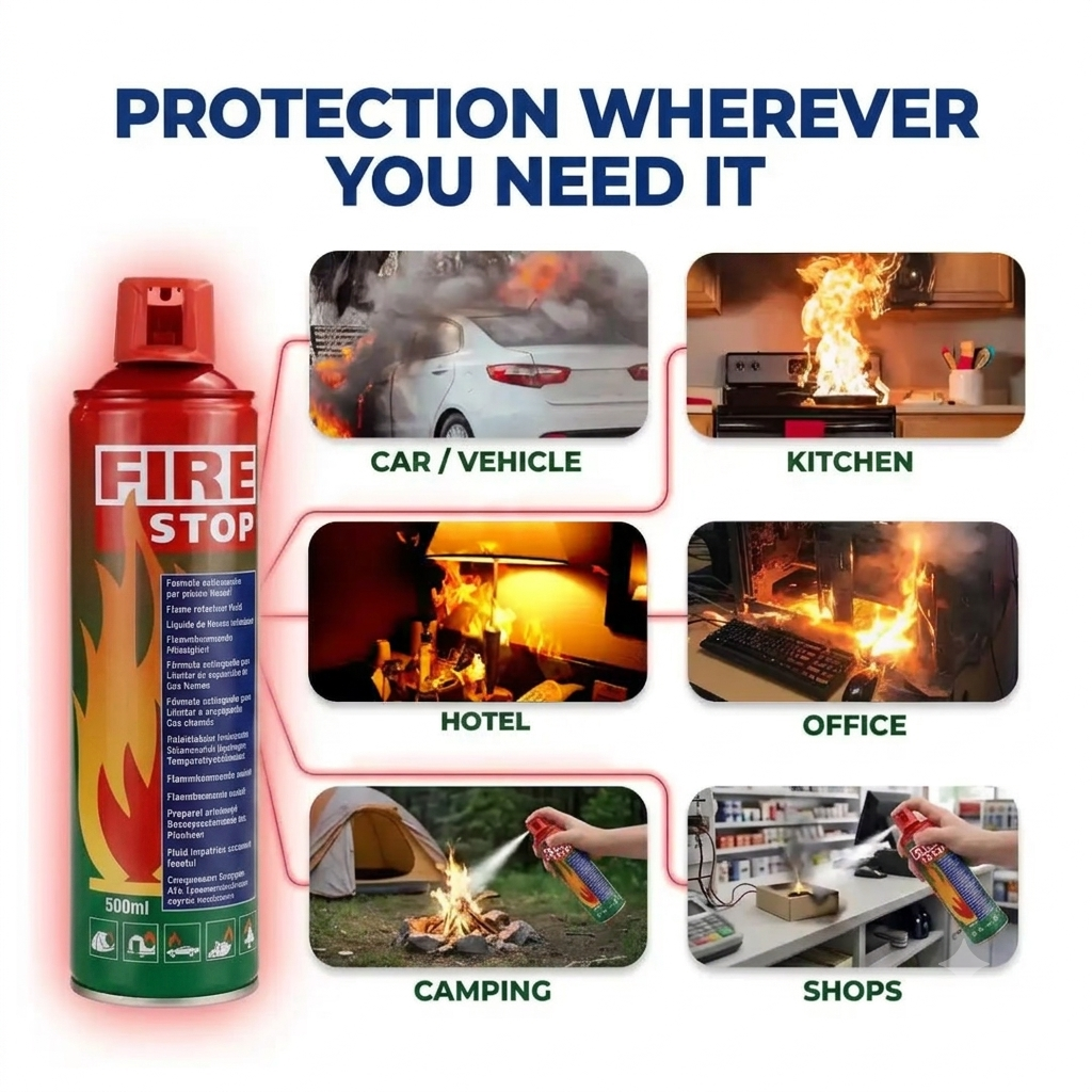 Fire Extinguisher-Urgent Fire Stopper