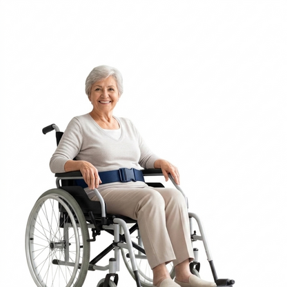 Wheelchair safety belt