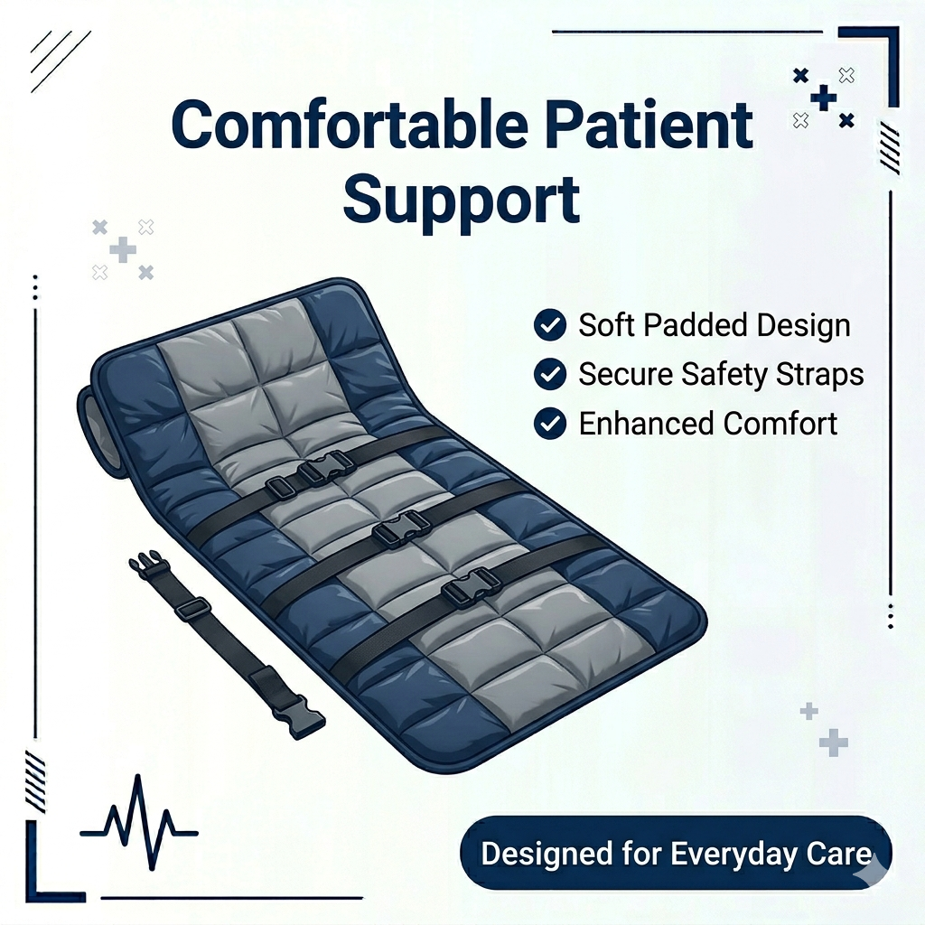 Patient Lift Stair Transfer Padded Mat.