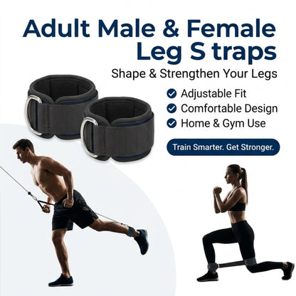 Adult male and female leg straps make the leg shape