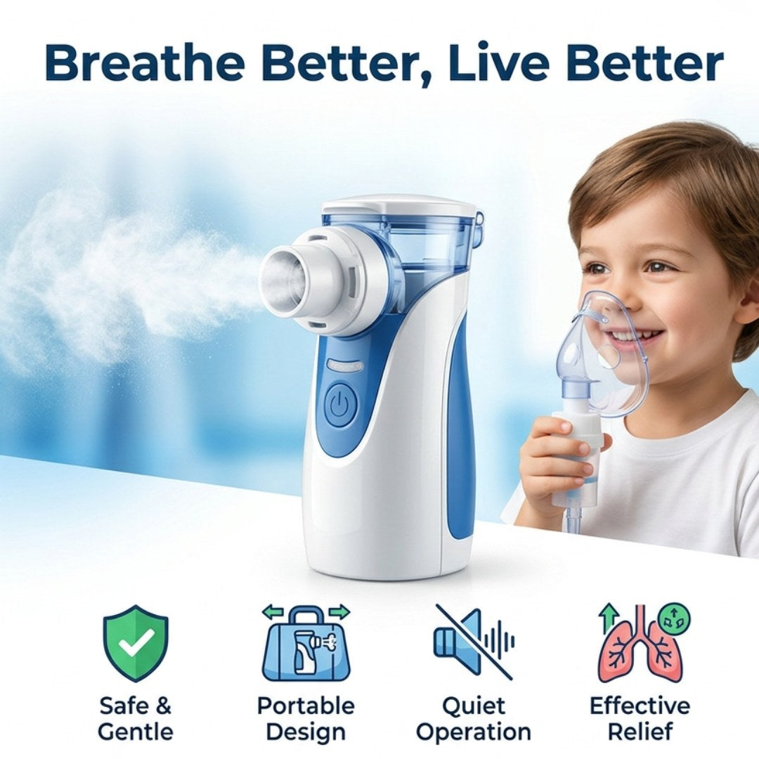 Nebuluxe Ultrasonic Portable Nebulizer Kit- FDA Approved